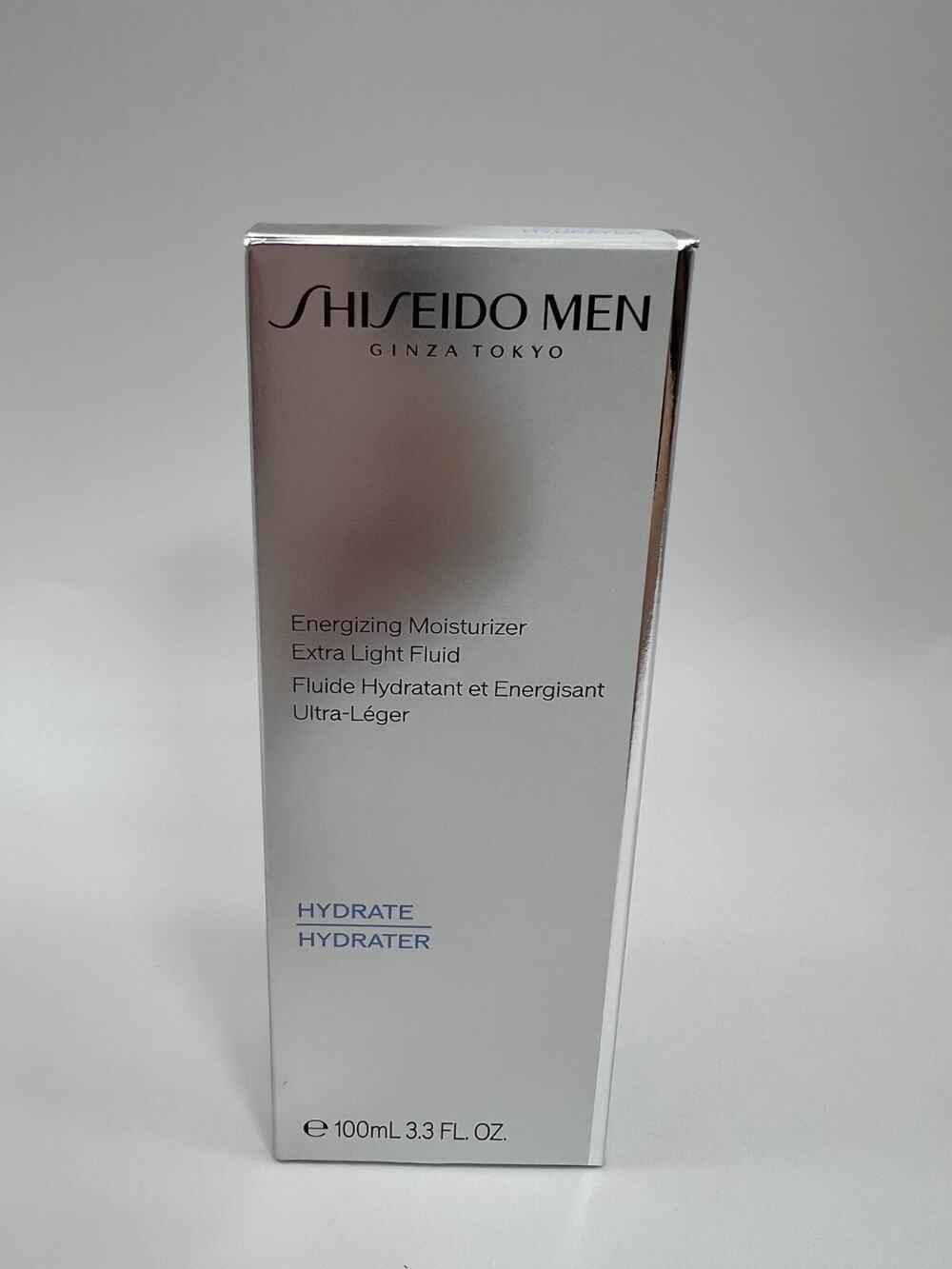 Shiseido Men Energizing Moisturizer Extra Light Fluid 100ml 3.3oz New Sealed - Picture 1 of 16